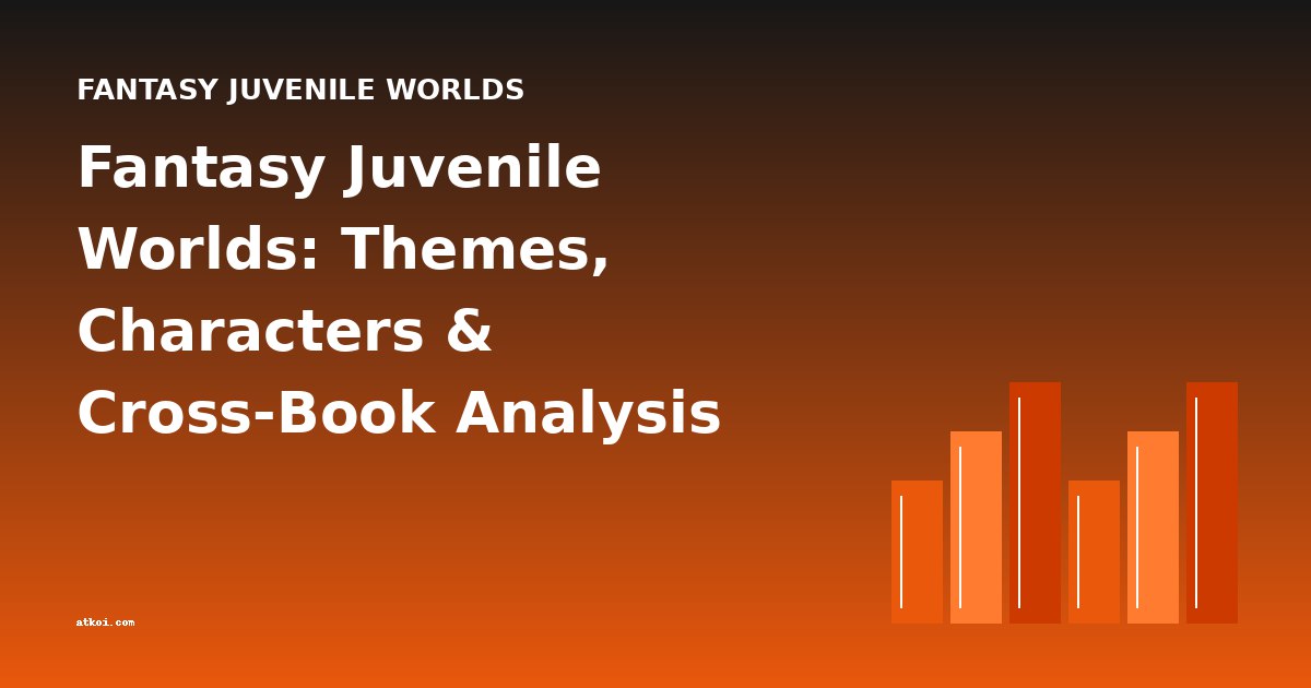 Fantasy Juvenile Worlds: Themes, Characters & Cross-Book Analysis