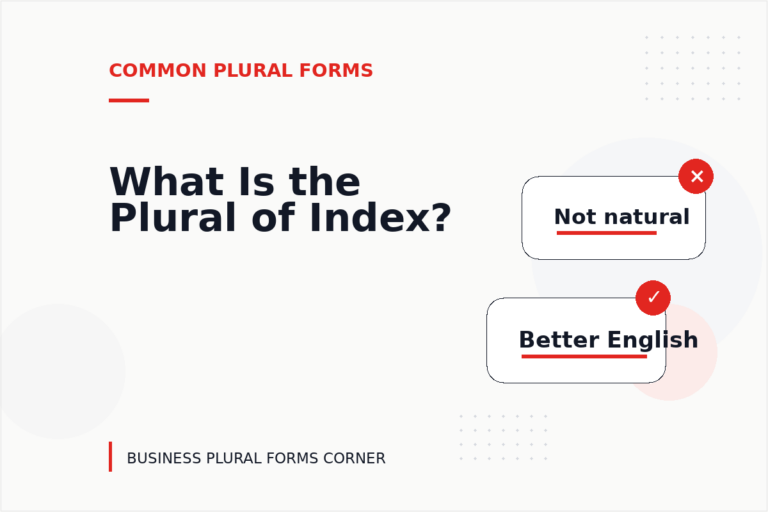 What Is the Plural of Index? What Is the Plural of Index?