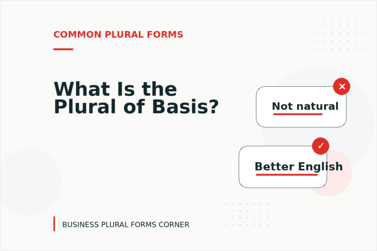 What Is the Plural of Basis?