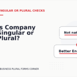 Is Company Singular or Plural?