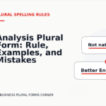 Analysis Plural Form: Rule, Examples, and Mistakes
