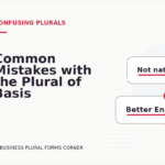 Common Mistakes with the Plural of Basis