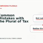 Common Mistakes with the Plural of Tax