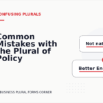Common Mistakes with the Plural of Policy