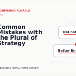 Common Mistakes with the Plural of Strategy